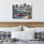 Atlanta Georgia Skyline Canvas Afdruk (Insitu (Slaapkamer))