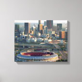 Atlanta Georgia Skyline Canvas Afdruk (Voorkant)