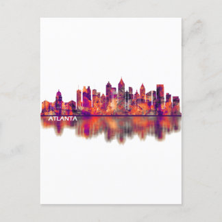Atlanta Georgia Skyline Feestdagenkaart