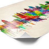 Atlanta Georgia Skyline Foto Afdruk (Hoek)