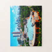 Atlanta Georgia skyline. Jigzaag Puzzle Legpuzzel (Verticaal)
