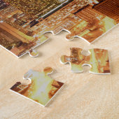 Atlanta Georgia Skyline Jigzaag Puzzle Legpuzzel (Zijkant)