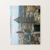 Atlanta Georgia skyline. kerstcadeautjes Legpuzzel (Verticaal)