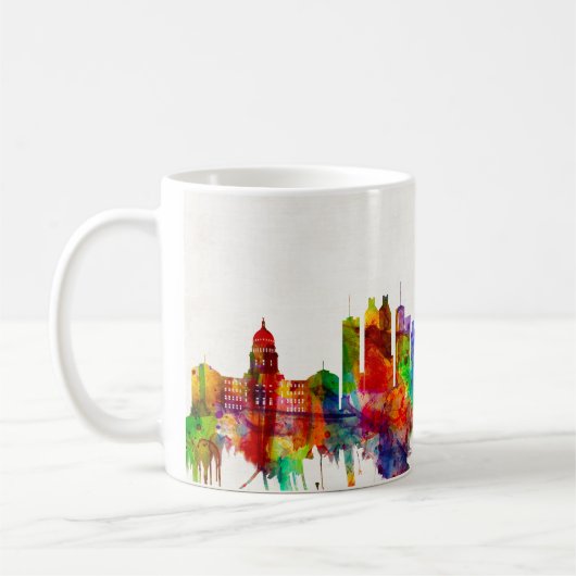 Atlanta Georgia Skyline Koffiemok (Links)