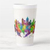 Atlanta Georgia Skyline Latte Mok (Voorkant)