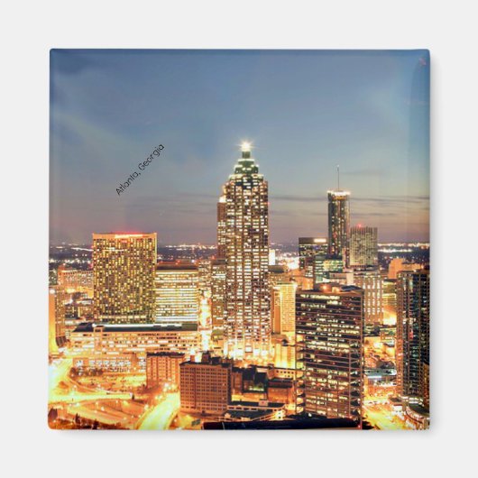 Atlanta, Georgia skyline Magneet (Voorkant)