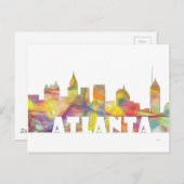 ATLANTA GEORGIA SKYLINE MCLR 2 - BRIEFKAART (Voorkant / Achterkant)