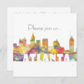 ATLANTA GEORGIA SKYLINE MCLR 2 - KAART (Voorkant / Achterkant)