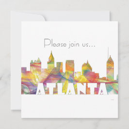 ATLANTA GEORGIA SKYLINE MCLR 2 - KAART
