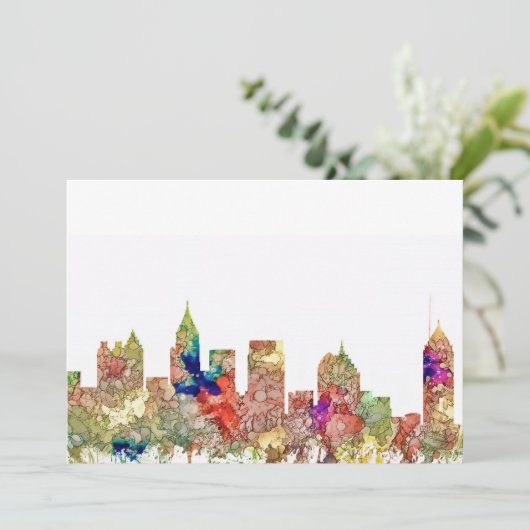 Atlanta Georgia Skyline SG-Faded Glory (Staand voorkant)