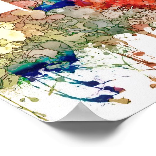 Atlanta Georgia Skyline SG-Faded Glory Poster (Hoek)