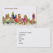 Atlanta Georgia Skyline SG-Faded Glory Visitekaartje (Voorkant / Achterkant)