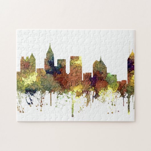 Atlanta Georgia Skyline SG-Safari Buff Legpuzzel (Horizontaal)