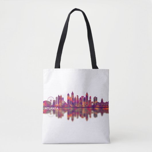 Atlanta Georgia Skyline Tote Bag (Voorkant)