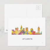 ATLANTA GEORGIA SKYLINE WB1 - BRIEFKAART (Voorkant / Achterkant)