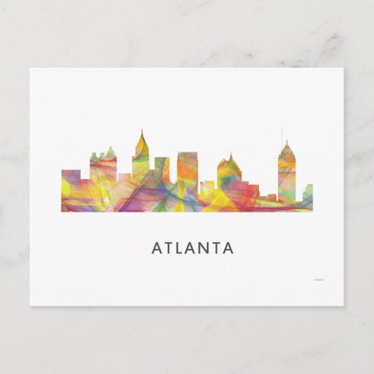 ATLANTA GEORGIA SKYLINE WB1 - BRIEFKAART (Voorkant)