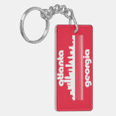Atlanta Georgia Sleutelhanger (Voorkant Links)