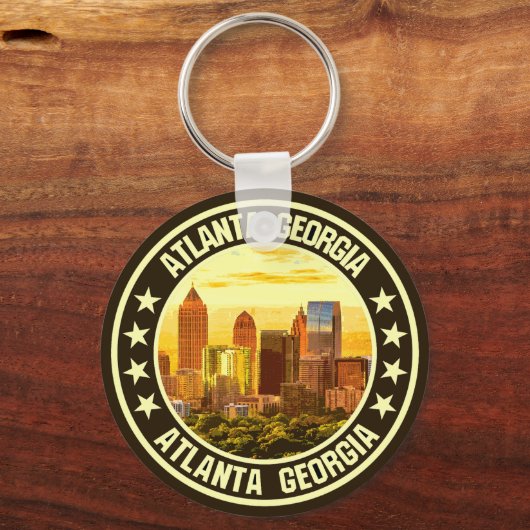 Atlanta Georgia Sleutelhanger (Achterkant)