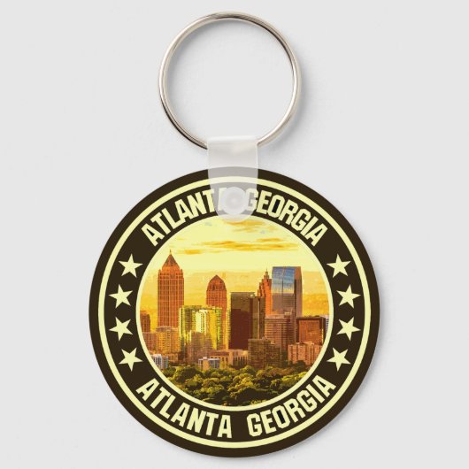 Atlanta Georgia Sleutelhanger (Achterkant)