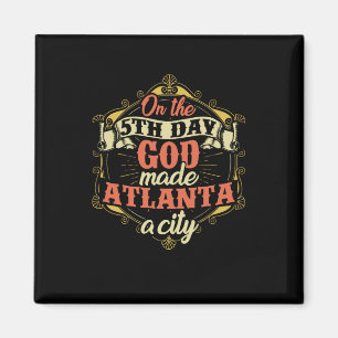 Atlanta Georgia Stad Magneet