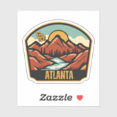 Atlanta, Georgia Sticker (Vel)