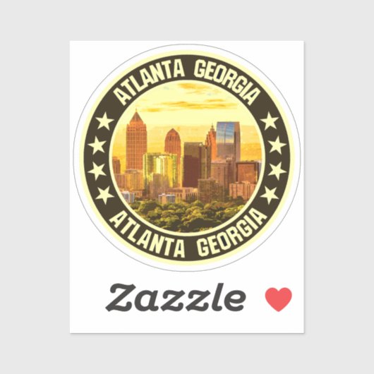 Atlanta Georgia Sticker (Vel)