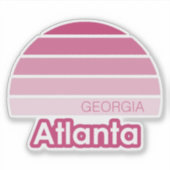 Atlanta Georgia Sticker (Voorkant)