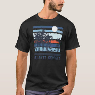 Atlanta Georgia Summer Travel 80 s strand zo T-shirt