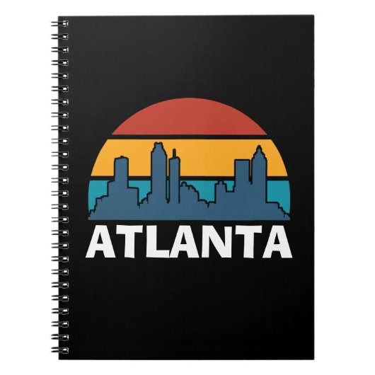 Atlanta Georgia  Sunset Cityscape Notitieboek (Voorkant)