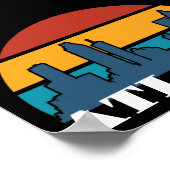 Atlanta Georgia  Sunset Cityscape Poster (Hoek)