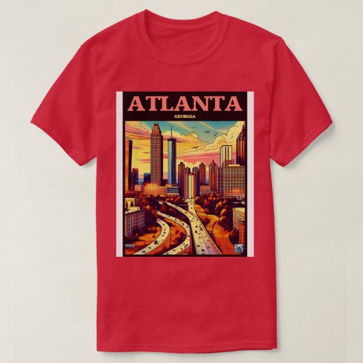 Atlanta Georgia TShirt (Design voorkant)