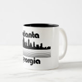 Atlanta Georgia Tweekleurige Koffiemok (Voorkant rechts)