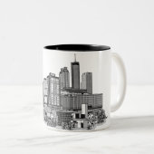 Atlanta Georgia Tweekleurige Koffiemok (Voorkant rechts)