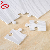 Atlanta Georgia United States Retro Skyline Legpuzzel (Zijkant)