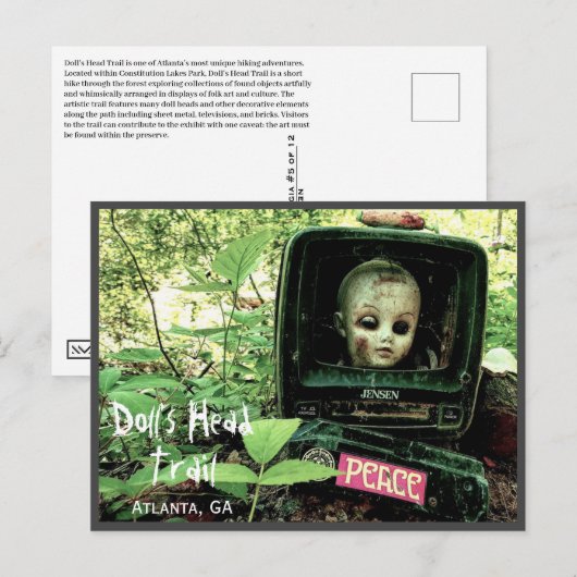 Atlanta Georgia US Briefkaart GA (Voorkant / Achterkant)