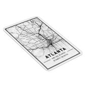 Atlanta Georgia USA City Travel City Map Magneet (Rechterzijde)