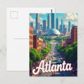 Atlanta Georgia USA Famous Travel Place Briefkaart (Voorkant / Achterkant)