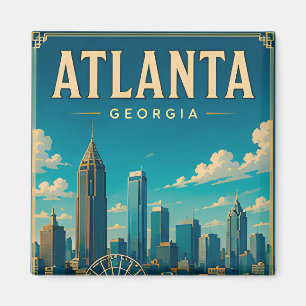 🍑 Atlanta Georgia Vakantieherinnering Magneet