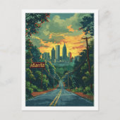 Atlanta Georgia Verenigde Staten Beroemde Reisplaa Briefkaart (Voorkant)