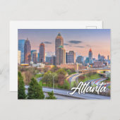 Atlanta, Georgia, VS Briefkaart (Voorkant / Achterkant)