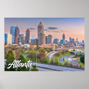 Atlanta, Georgia, VS Poster