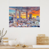 Atlanta, Georgia, VS Poster (Keuken)