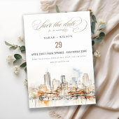 Atlanta Georgia Waterverf Landscape Wedding Save The Date