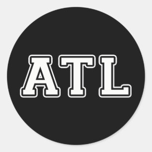 Atlanta Georgië Ronde Sticker
