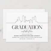 Atlanta Graduation Party Kaart (Voorkant / Achterkant)