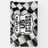 Atlanta Hoofdstuk - Banner Finish Vlag Logo (Verticaal)