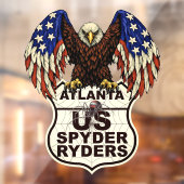 Atlanta Hoofdstuk - Decal Eagle Logo (Vel 2)