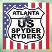Atlanta Hoofdstuk - Decal Vlag & Logo (Vel 3)