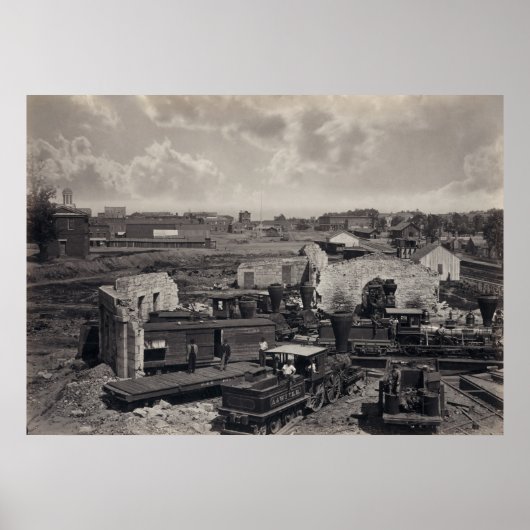 Atlanta in Ruïnes Poster (Voorkant)