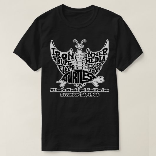Atlanta Iron Butterfly Inner Media Light Show T-shirt (Design voorkant)
